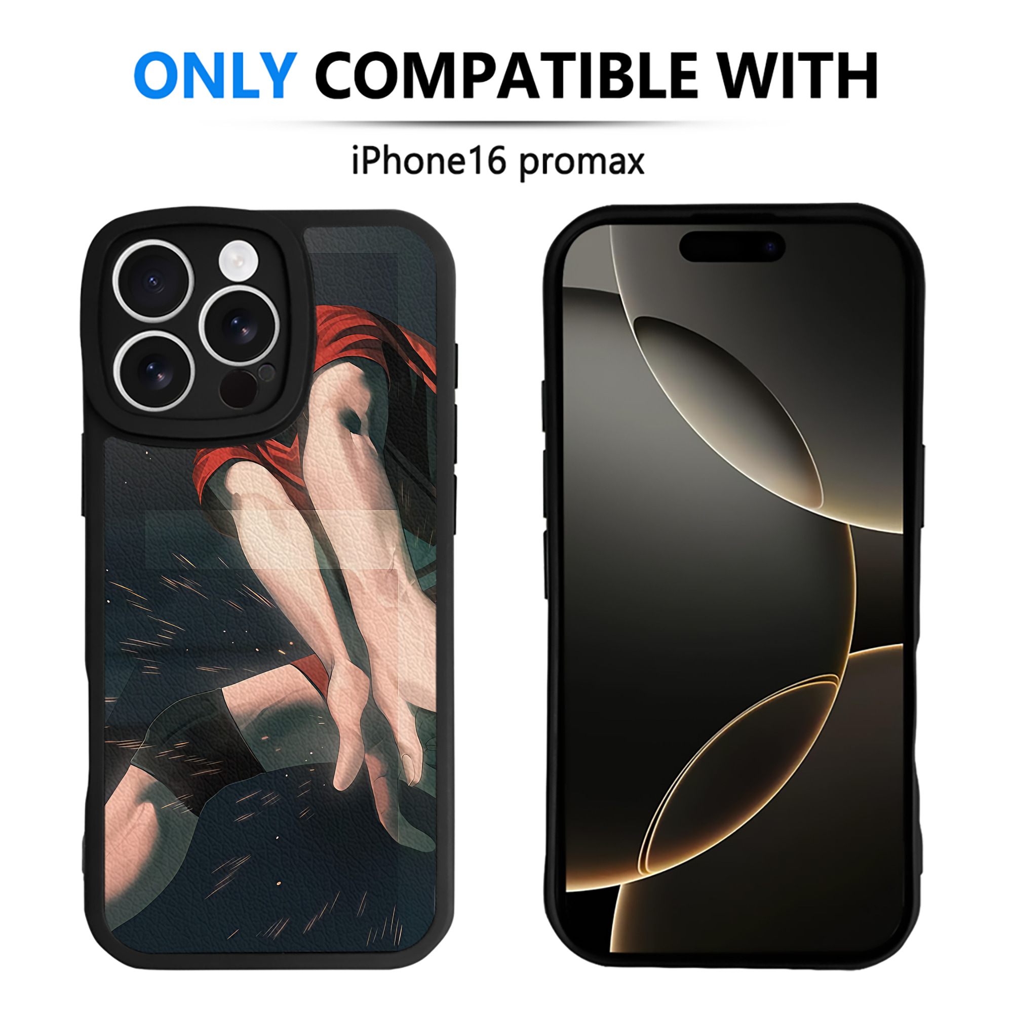 （画像用） ハイキュー!! Haikyu!! 【iPhone 16シリーズ対応】シリコンスマホケース（レザー調） 材質：シリコン